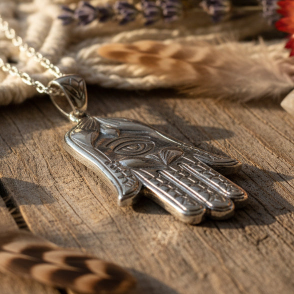 Love Hamsa Hand Necklace