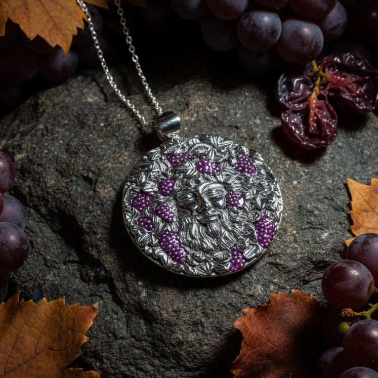 Wine God Bacchus Necklace
