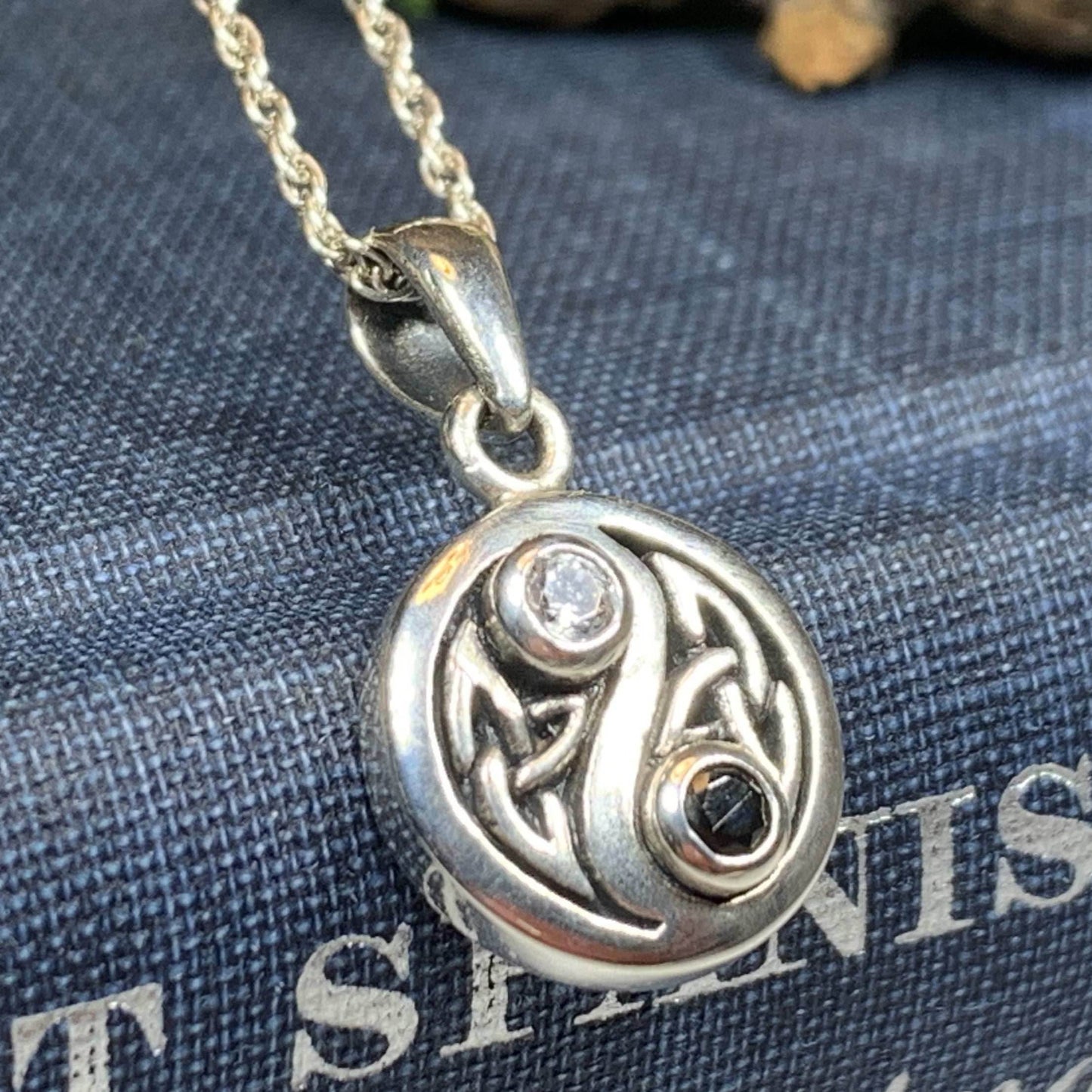 Celtic Yin Yang Necklace - 18