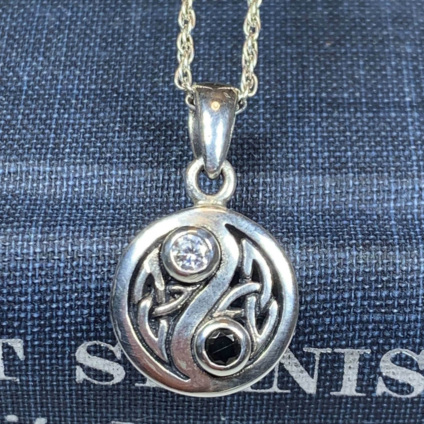 Celtic Yin Yang Necklace - 18