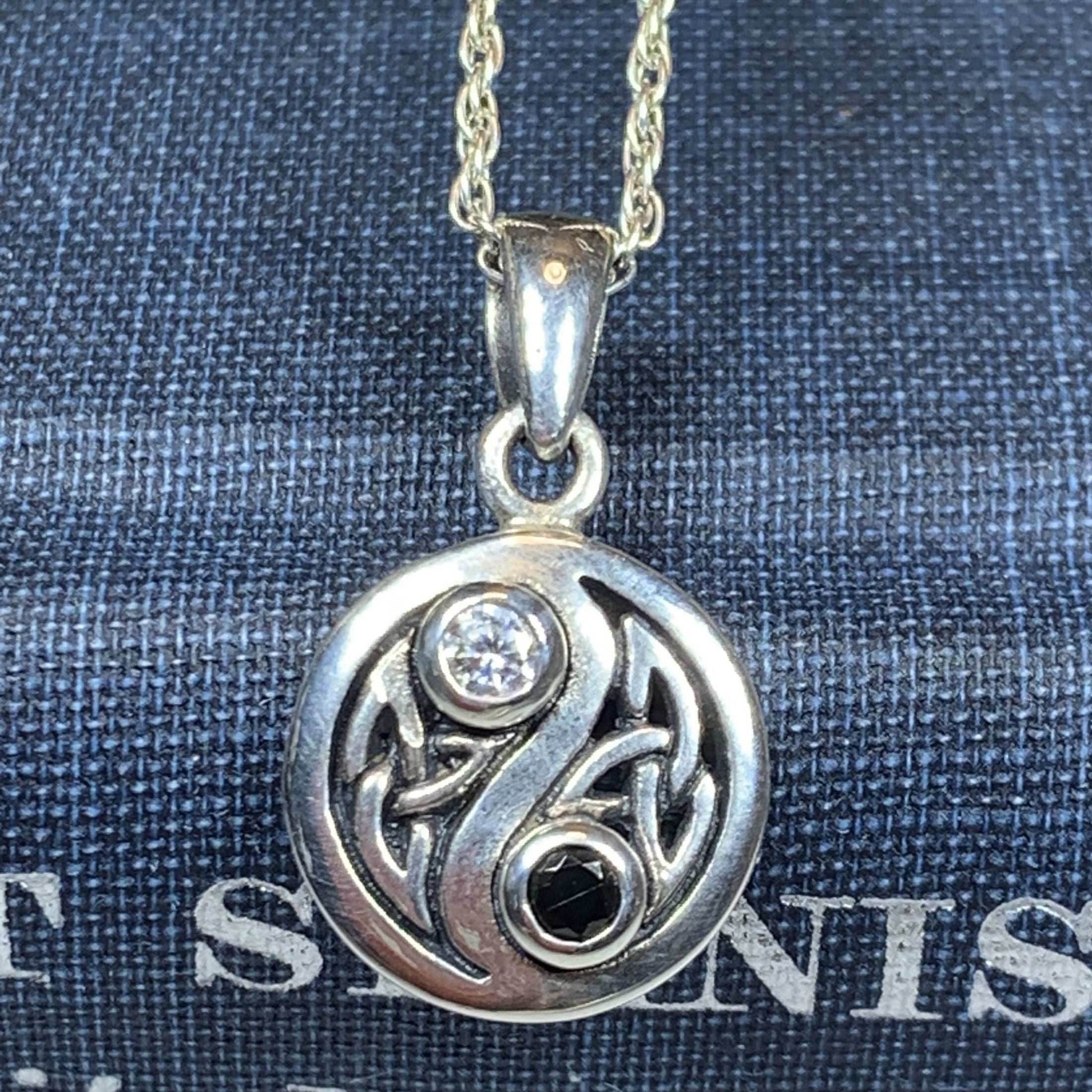 Celtic Yin Yang Necklace - 18