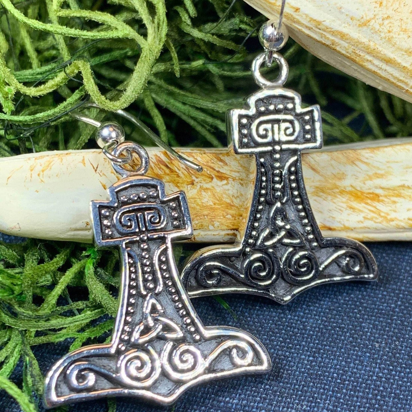 Arvid Thor's Hammer Earrings - 