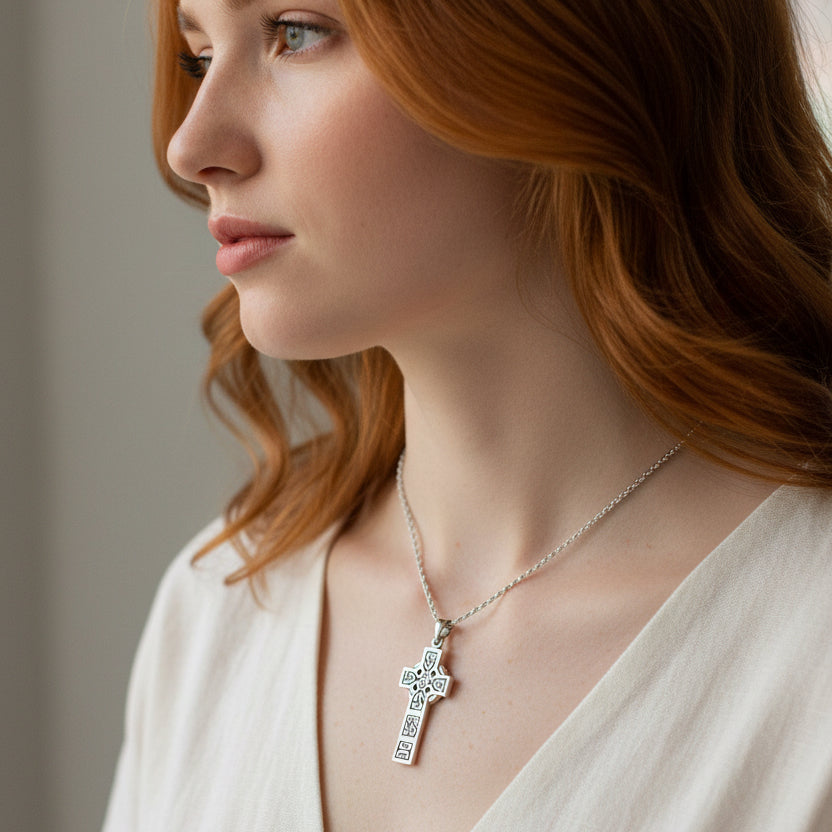 Ballinalee Celtic Cross Necklace