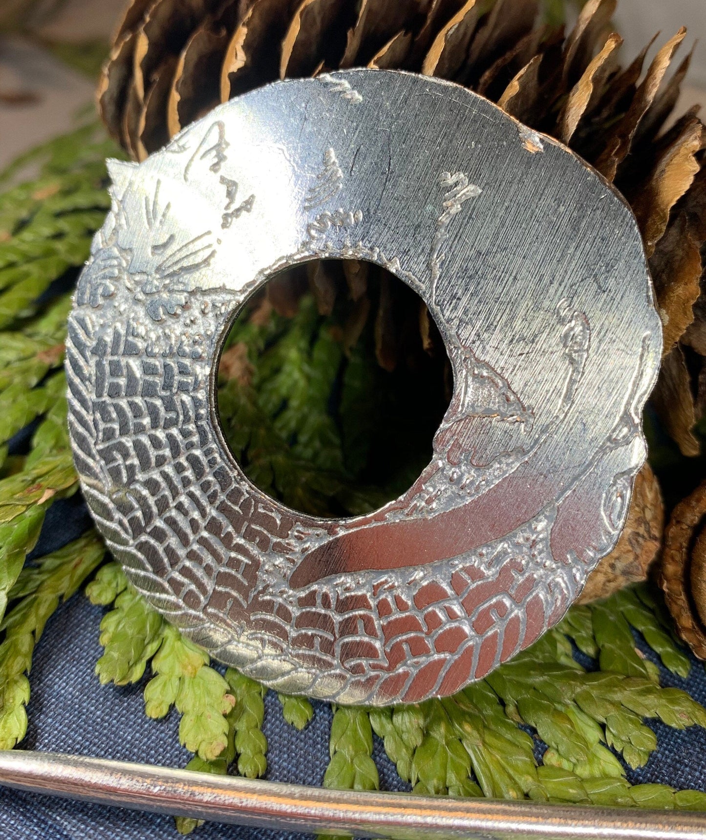 Cozy Cat Scarf Ring