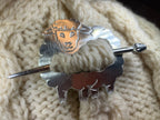 Wooly Sheep Scarf Ring