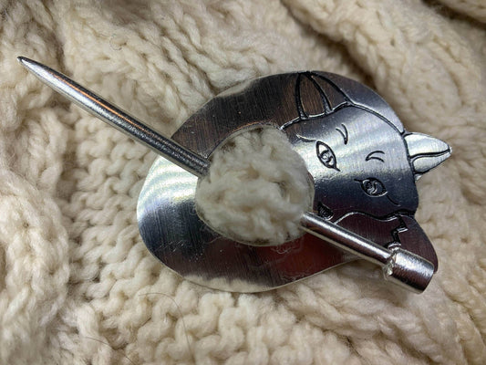 Cozy Fox Scarf Ring - 