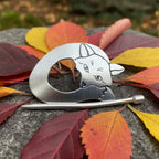 Cozy Fox Scarf Ring