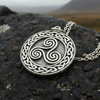 Aglimar Celtic Spiral Necklace