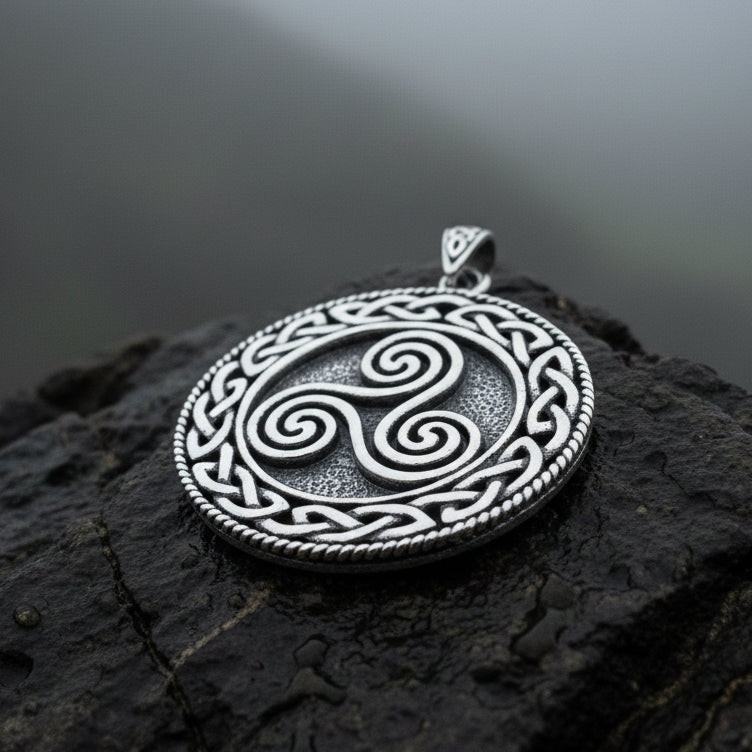 Aglimar Celtic Spiral Necklace
