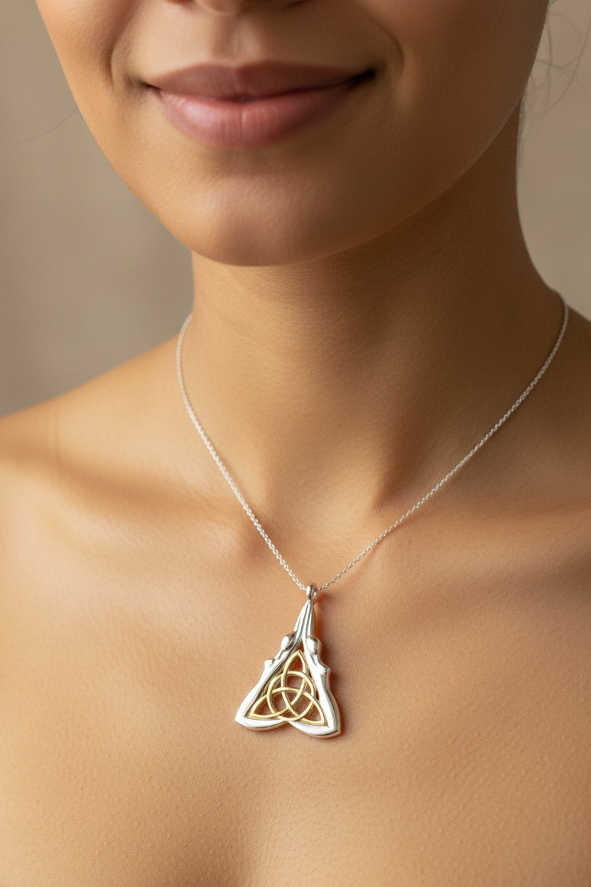 Double Goddess Necklace