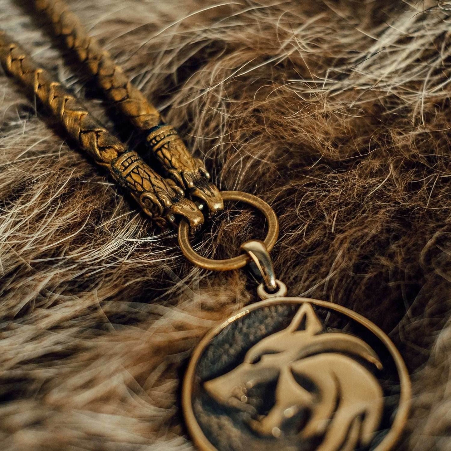 Witcher Wolf Pendant - 