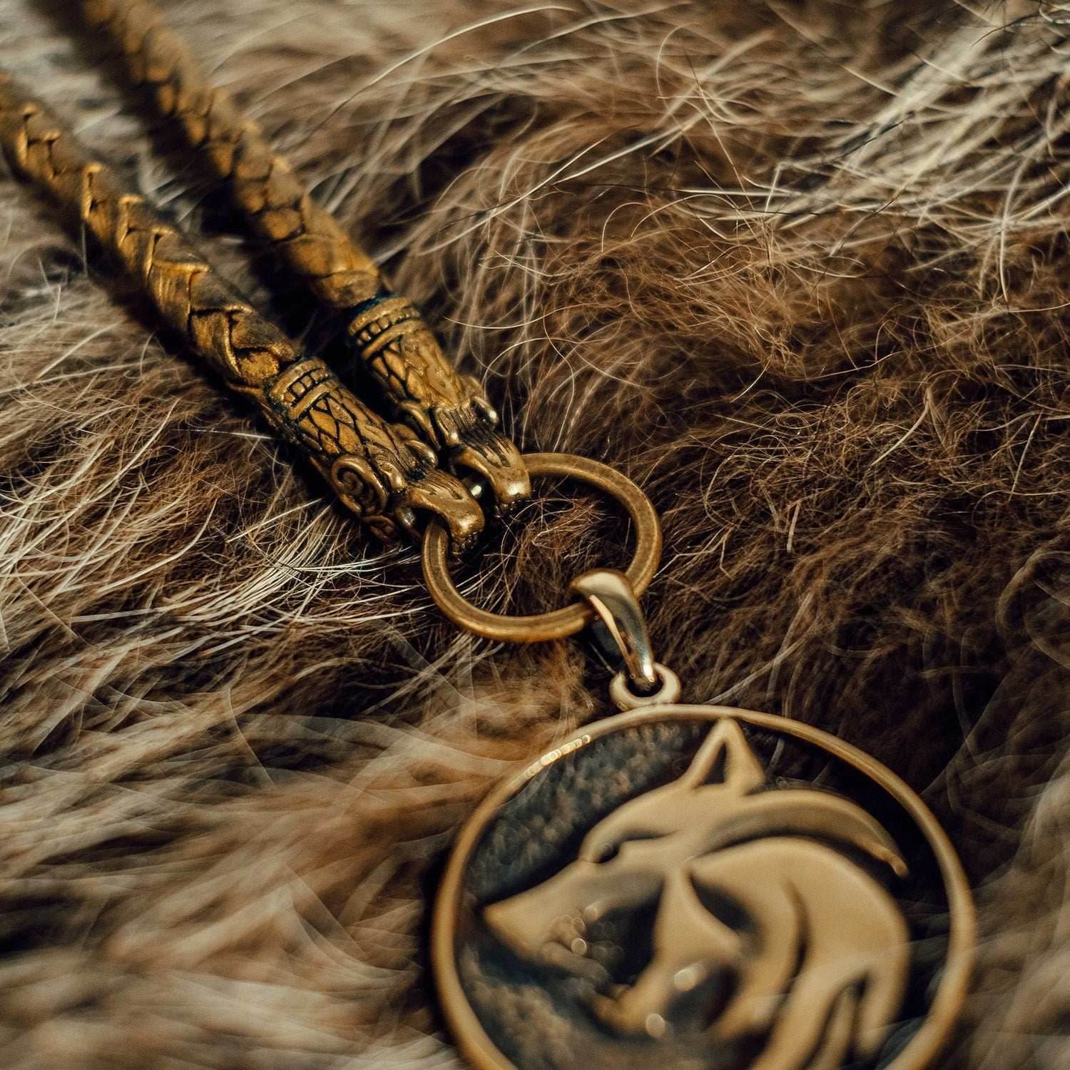 Witcher Wolf Pendant - 