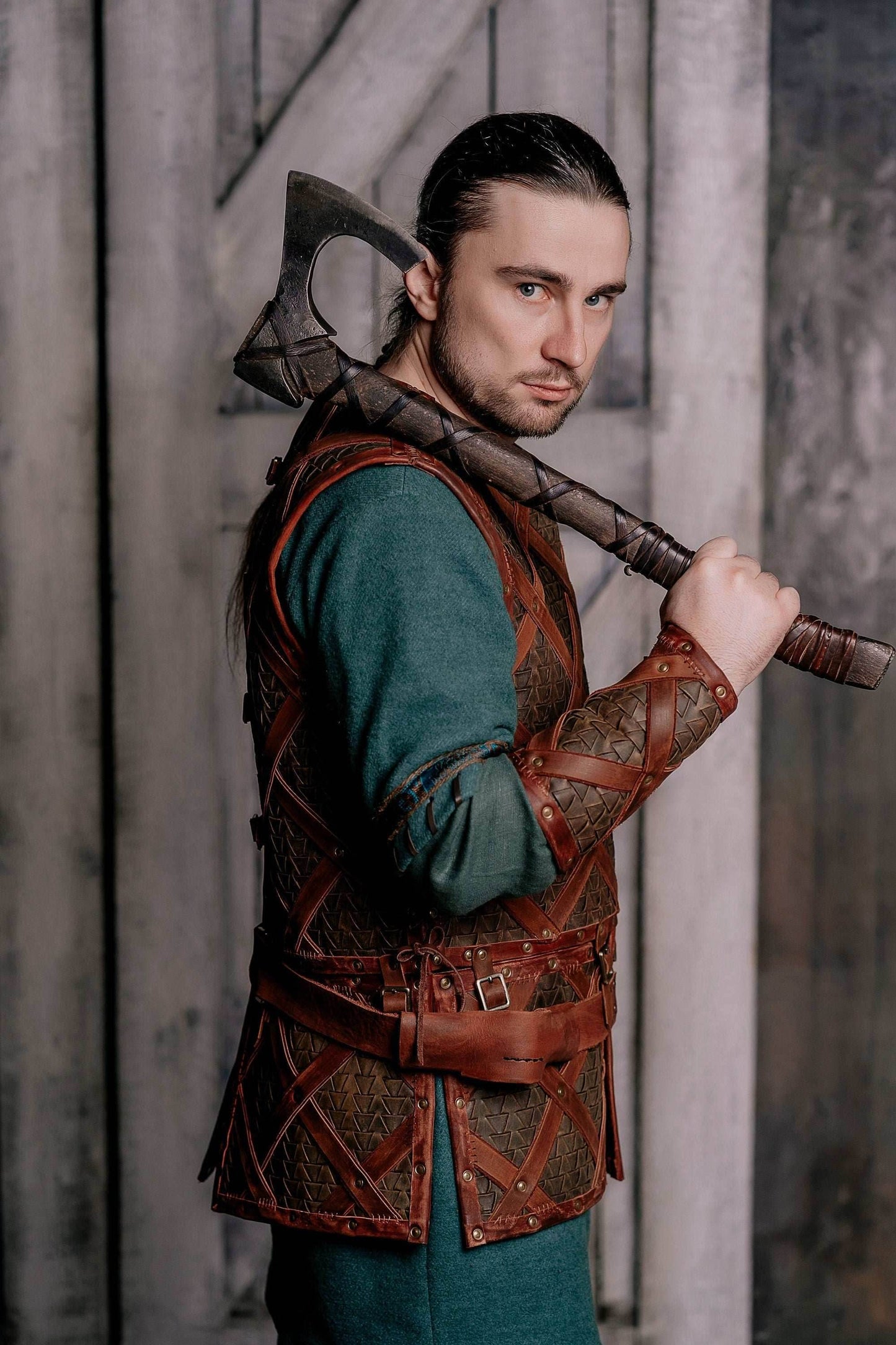 Viking Larp leather armor - XS / Full payment