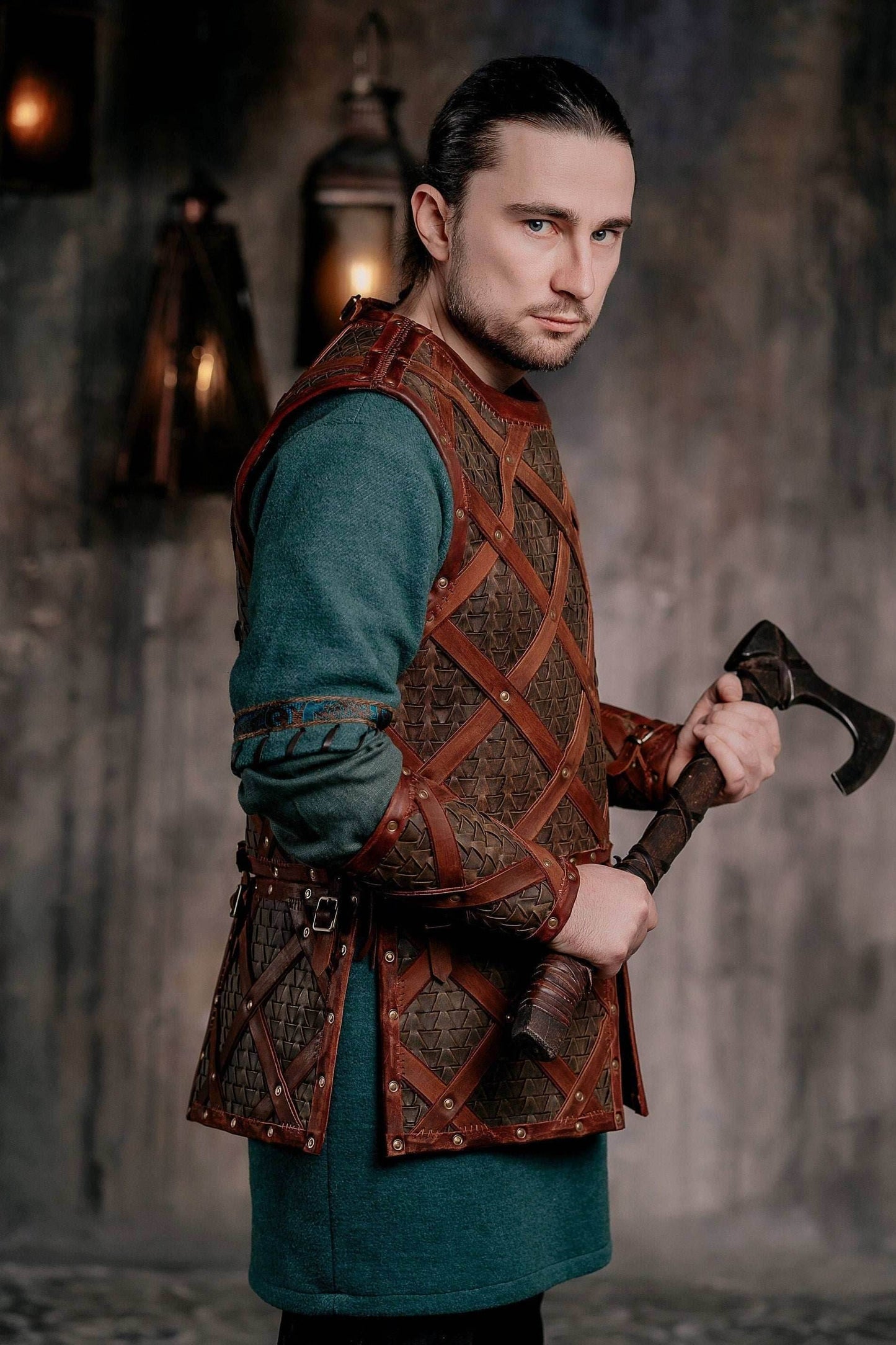 Viking Larp leather armor - XS / Full payment