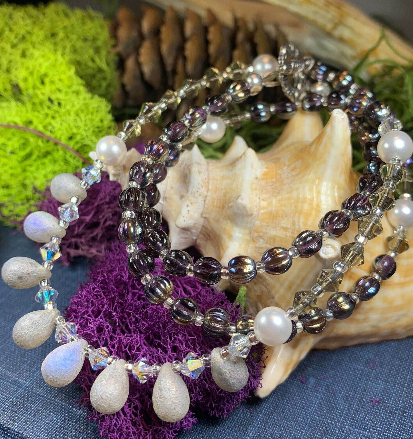 Celtic Dawn Crystal Necklace - 