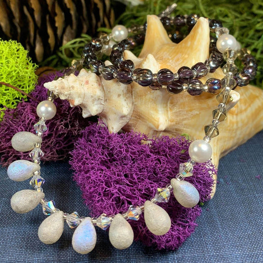 Celtic Dawn Crystal Necklace - 