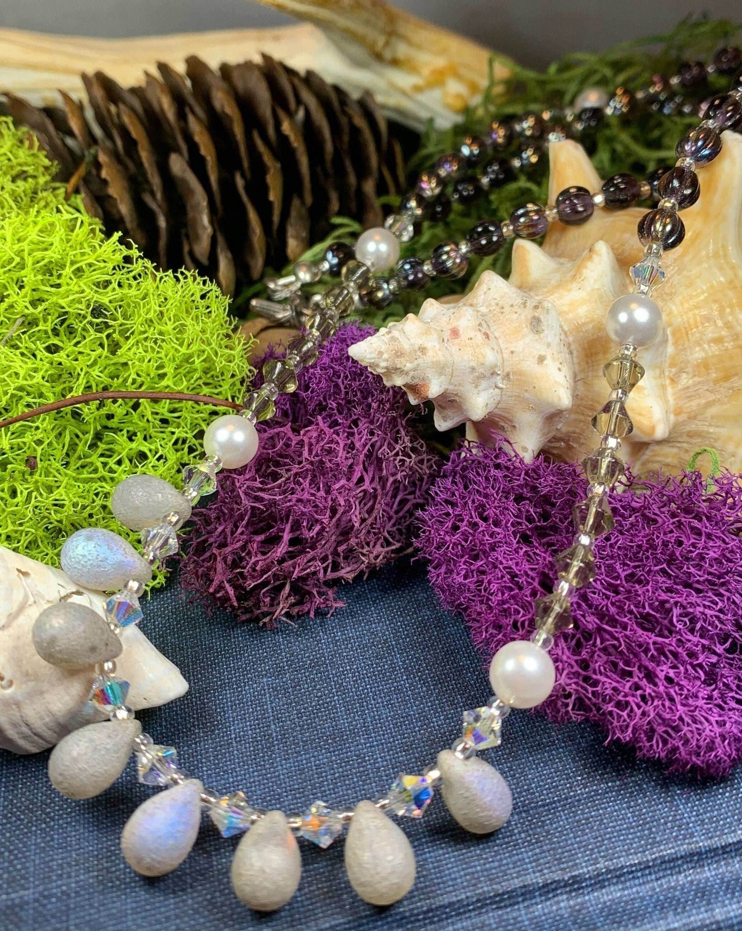 Celtic Dawn Crystal Necklace - 