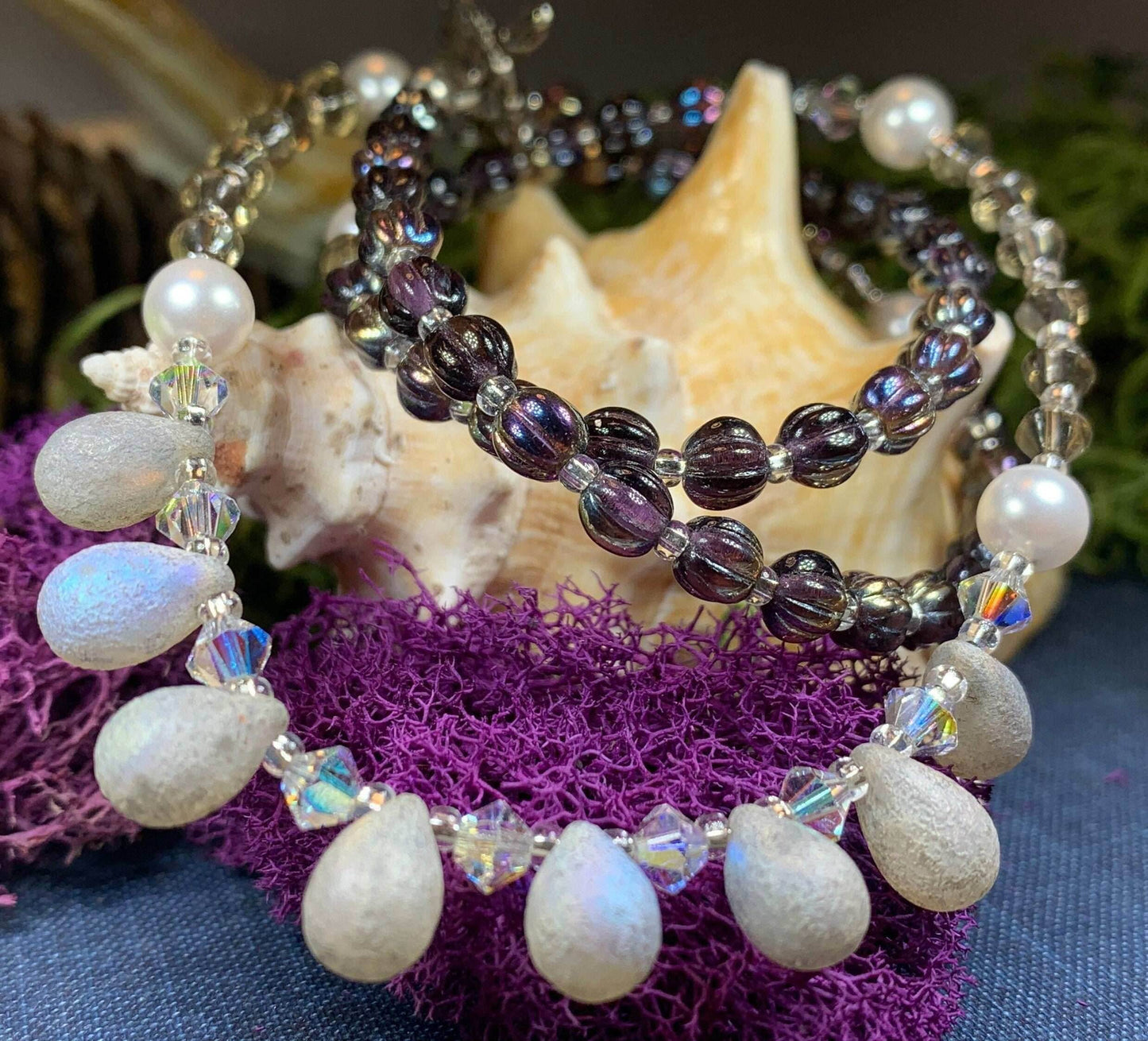 Celtic Dawn Crystal Necklace - 