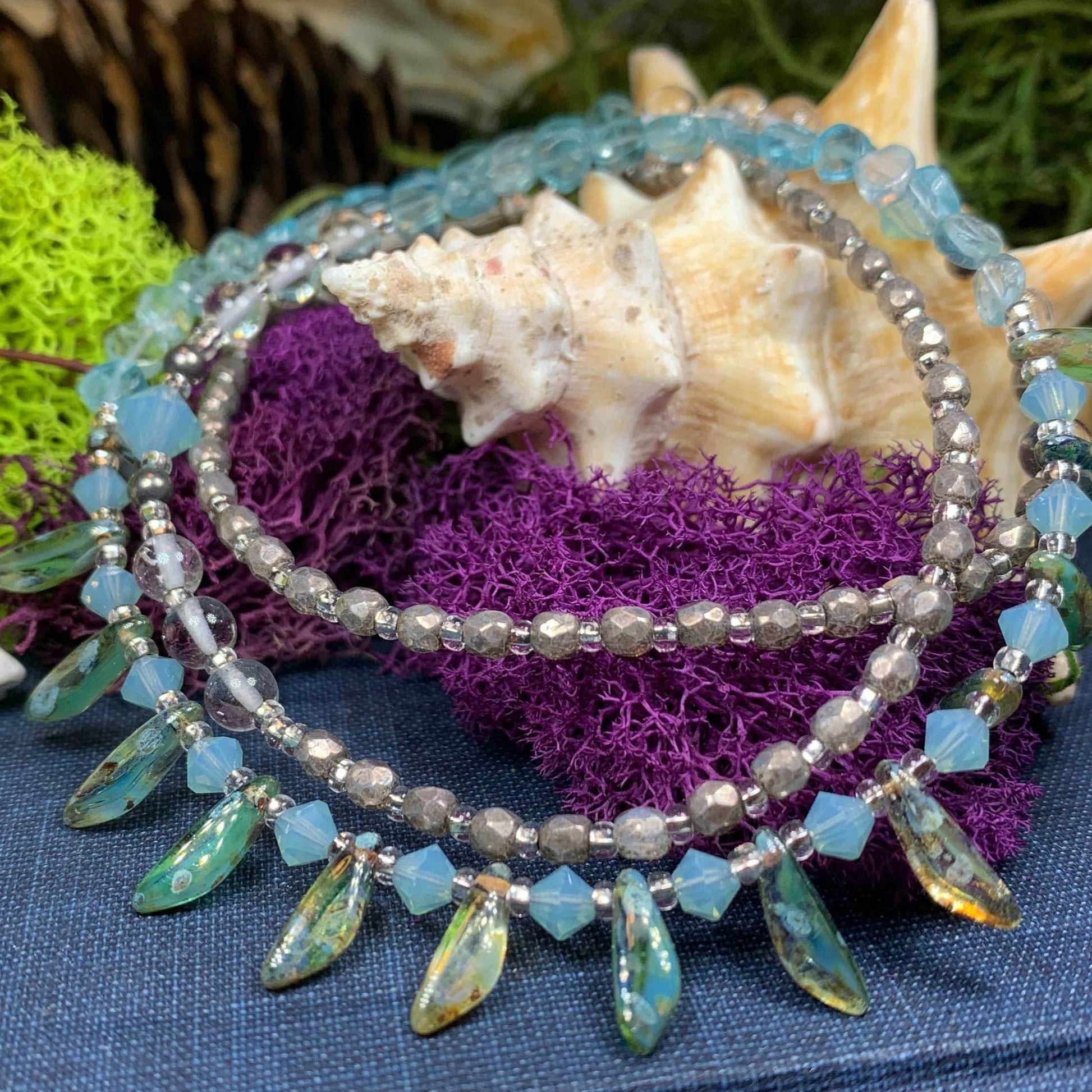 Irish Summer Crystal Necklace - 