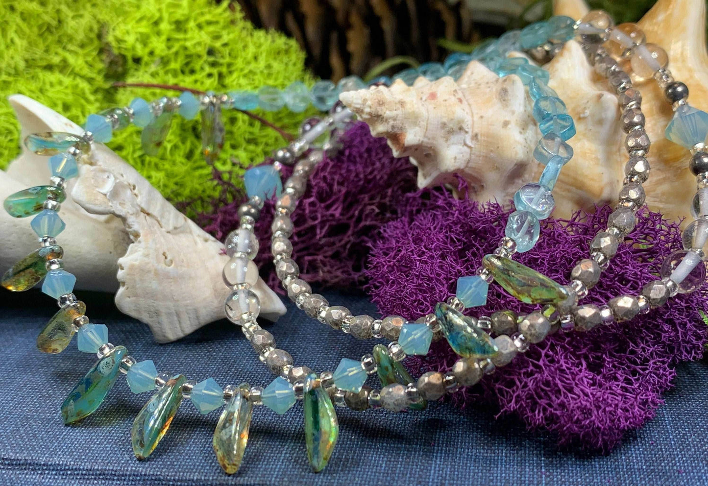 Irish Summer Crystal Necklace - 