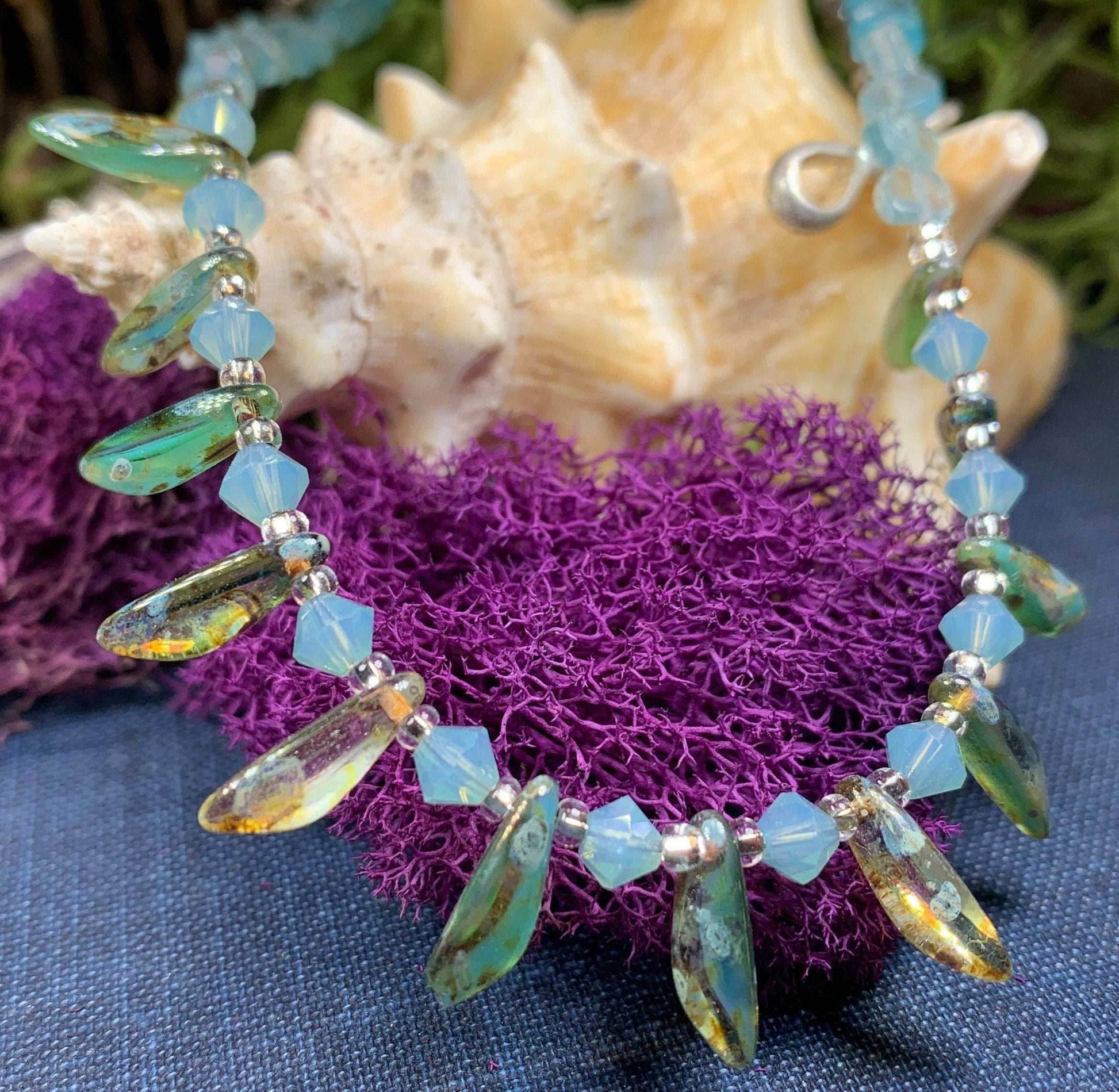 Irish Summer Crystal Necklace - 