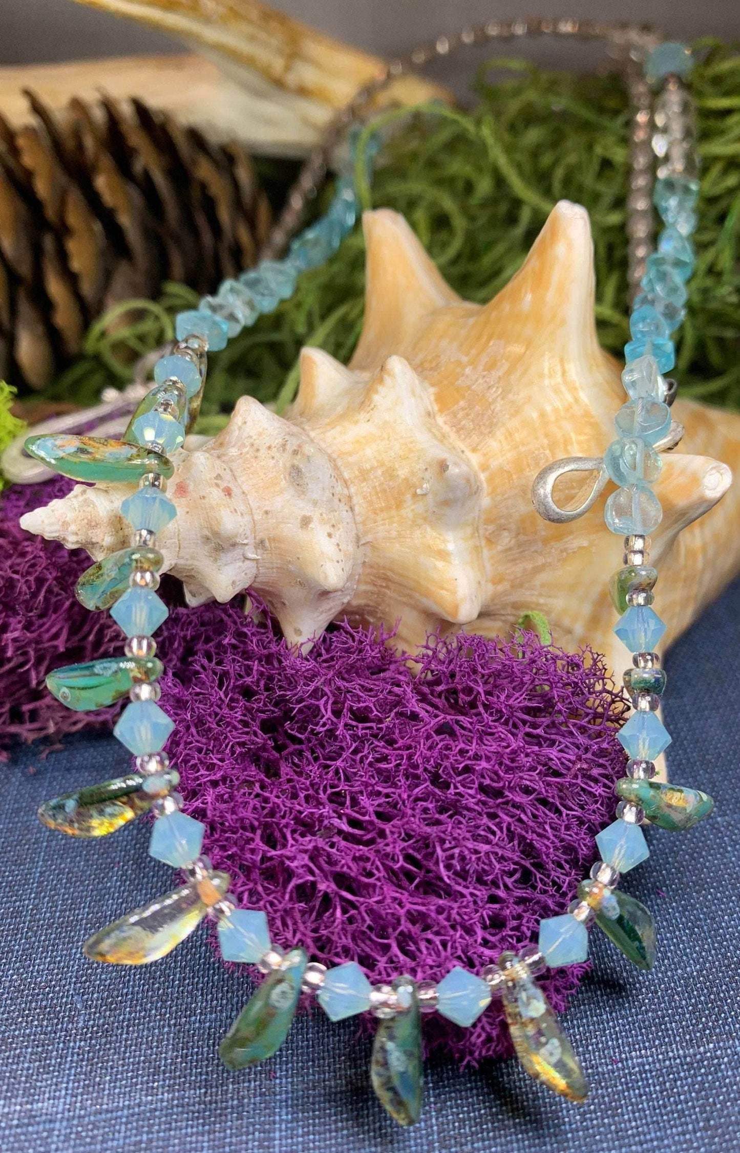 Irish Summer Crystal Necklace - 