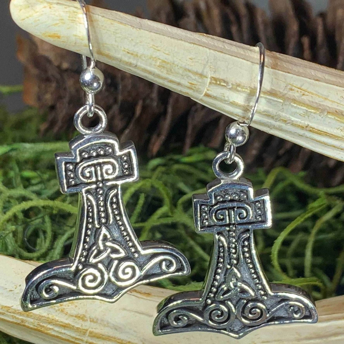 Arvid Thor's Hammer Earrings - 