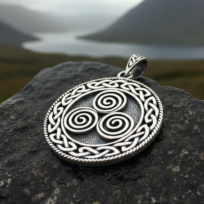 Adalgard Celtic Spiral Necklace