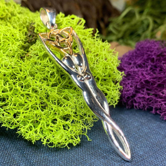 Double Danu Goddess Necklace - 18