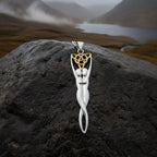 Double Danu Goddess Necklace
