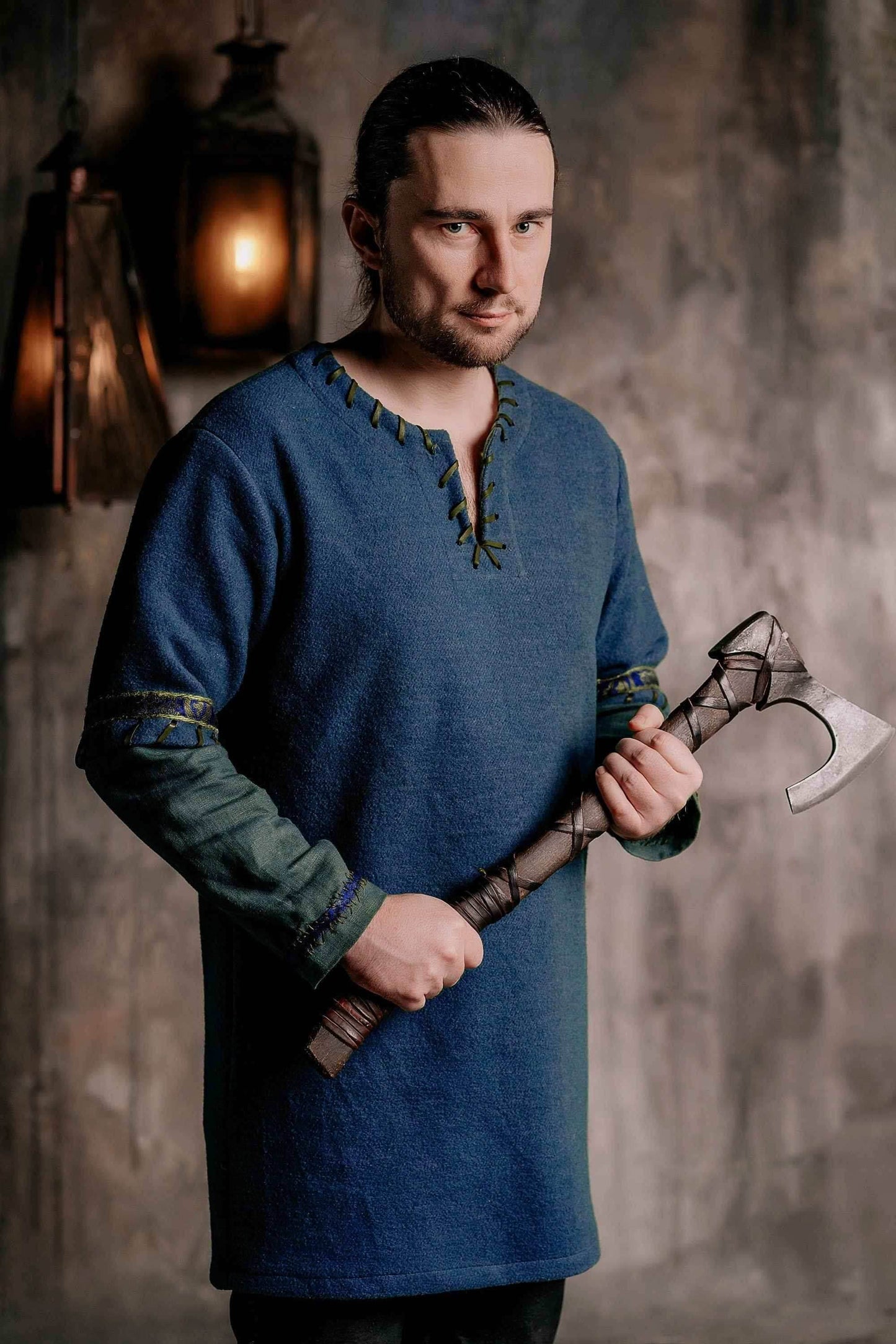 Wool celtic shirt - S