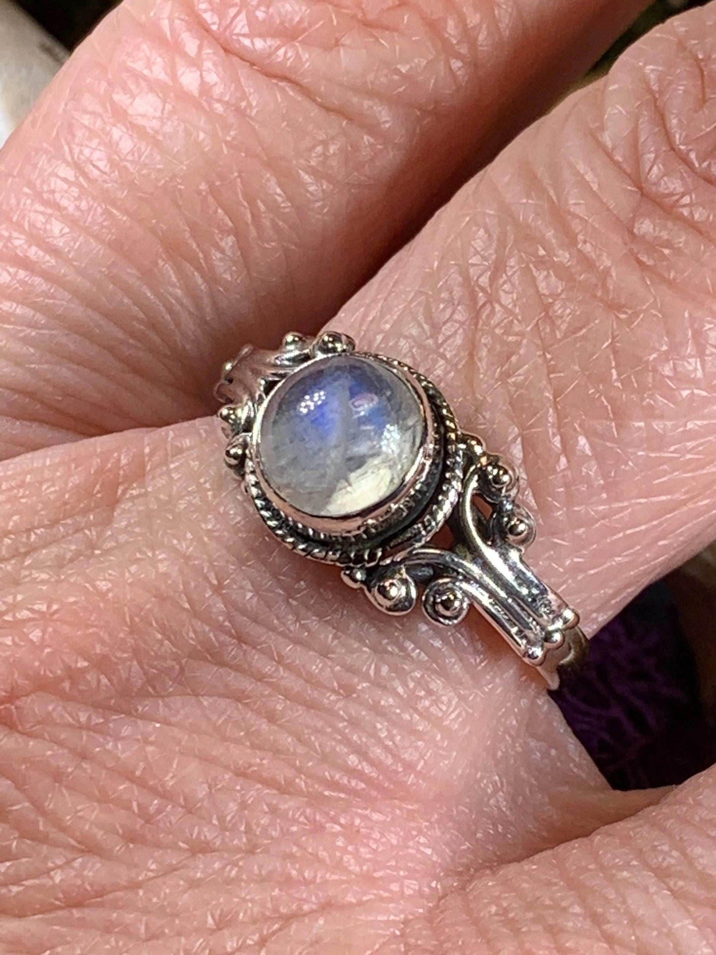 Celtic Love Ring - 7 / Amethyst