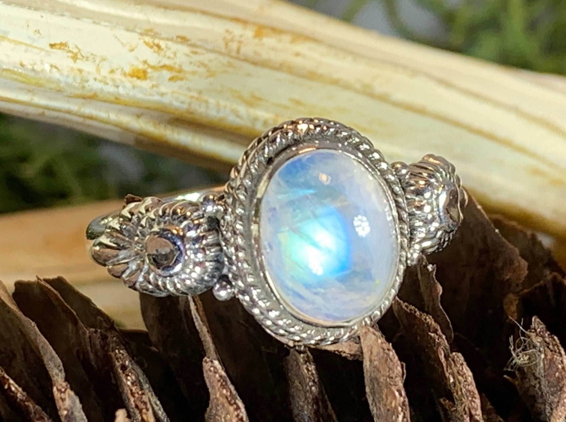Highland Dawn Ring - 7 / Opal
