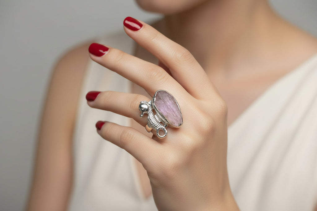 Seahorse Gemstone Ring