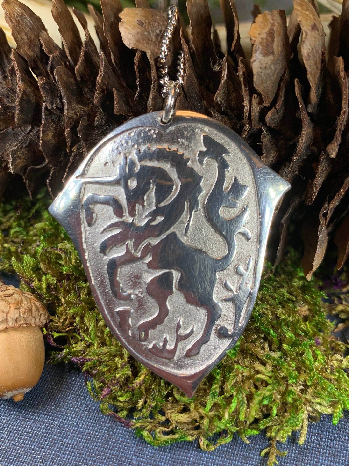 Unicorn of Scotland Medallion Necklace - 