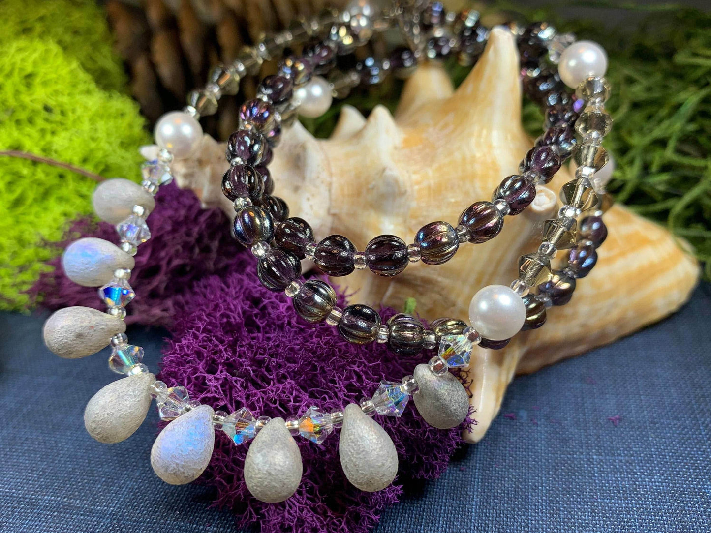 Celtic Dawn Crystal Necklace - 