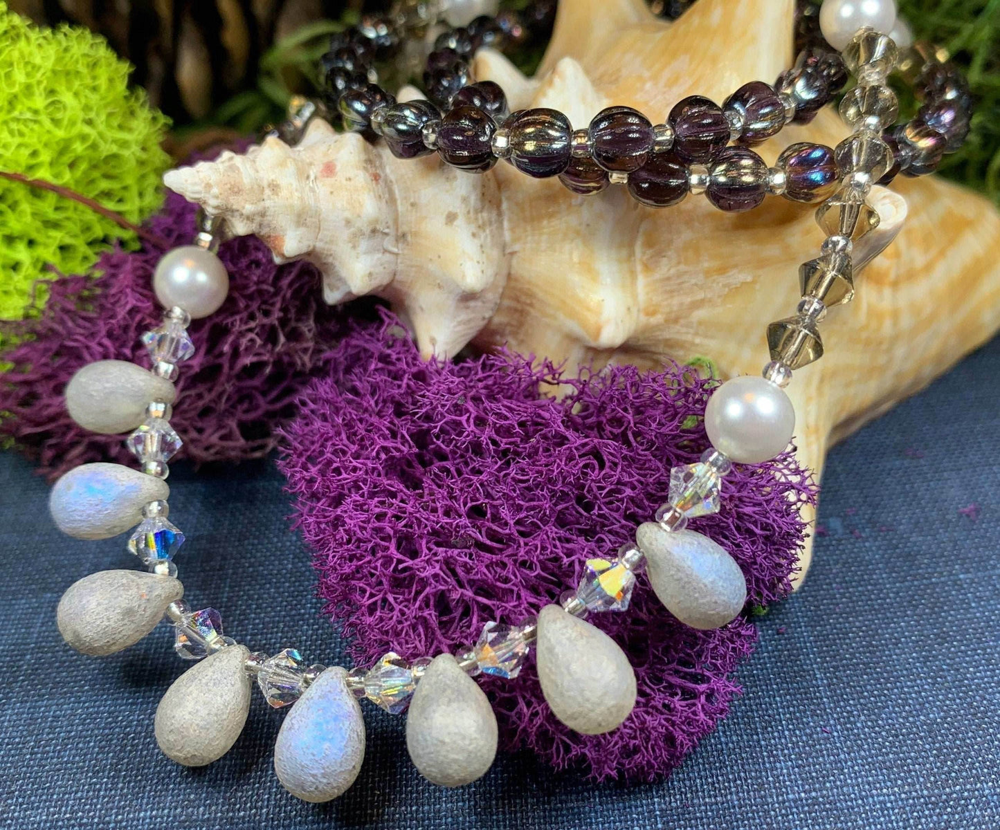 Celtic Dawn Crystal Necklace - 