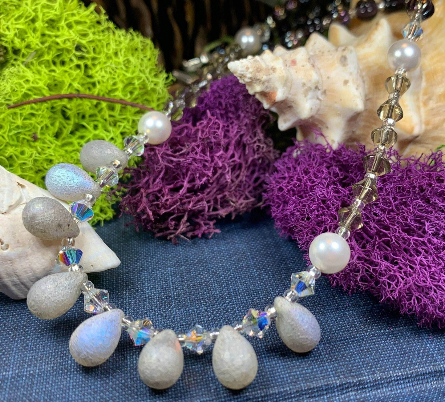 Celtic Dawn Crystal Necklace - 