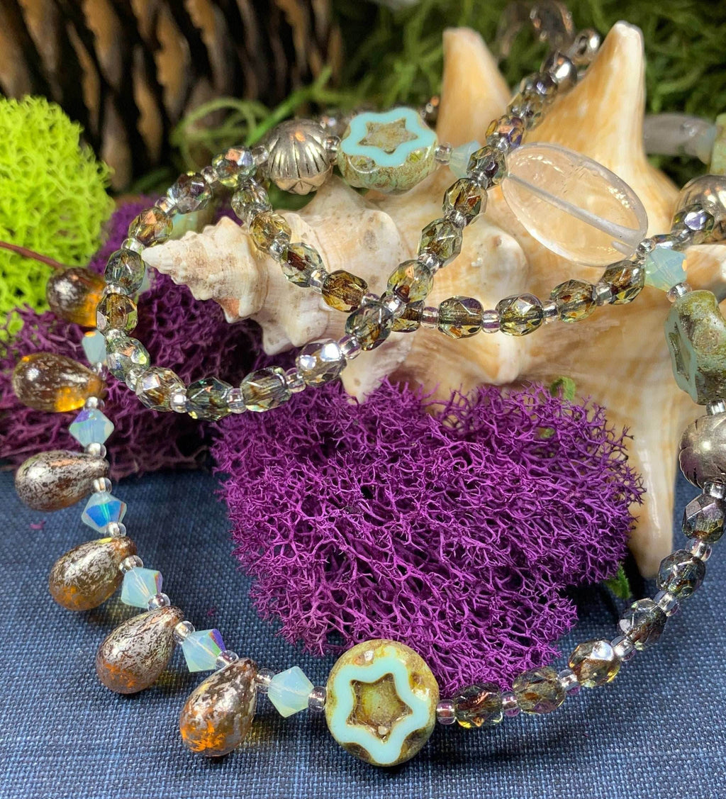 Lotus Dawn Crystal Necklace - 