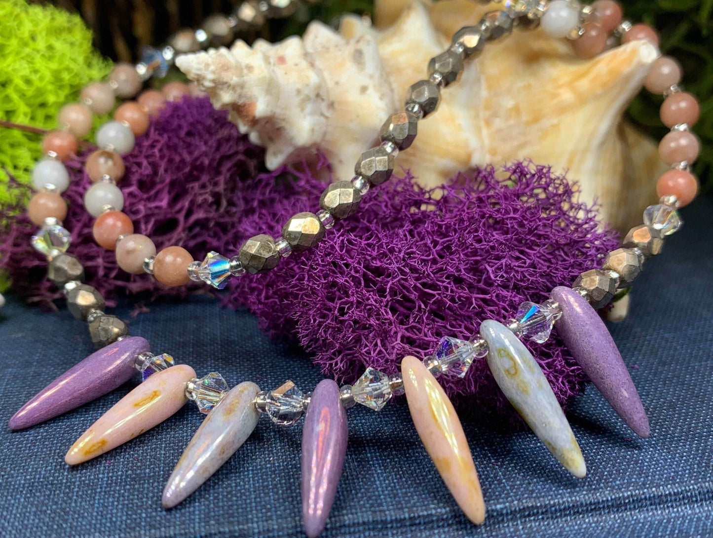 Highland Sunrise Crystal Necklace - 