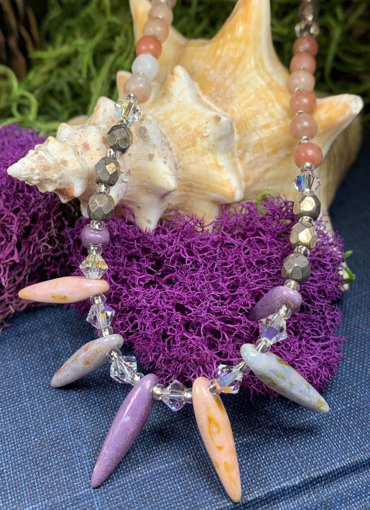 Highland Sunrise Crystal Necklace - 