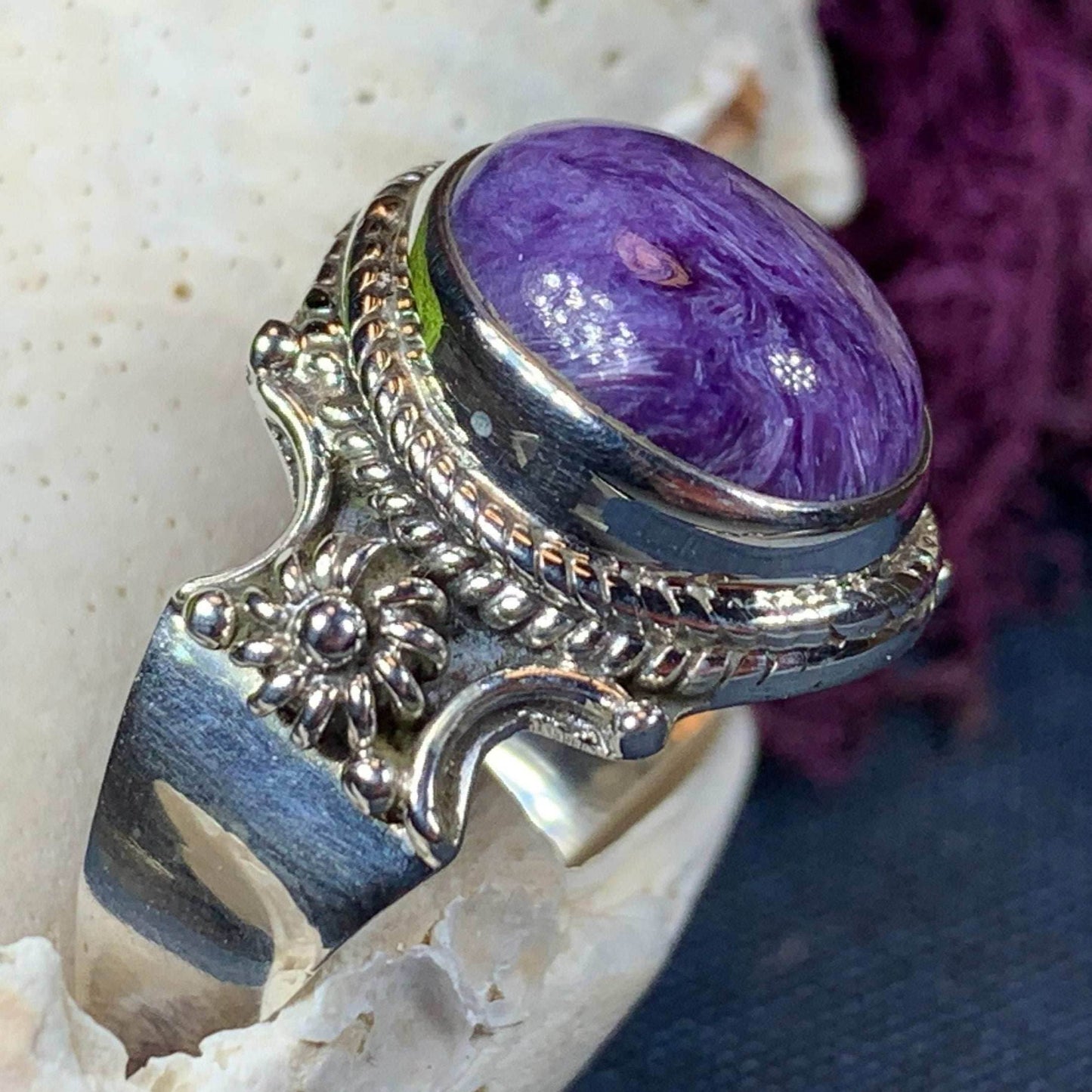 Purple Romance Ring - 8