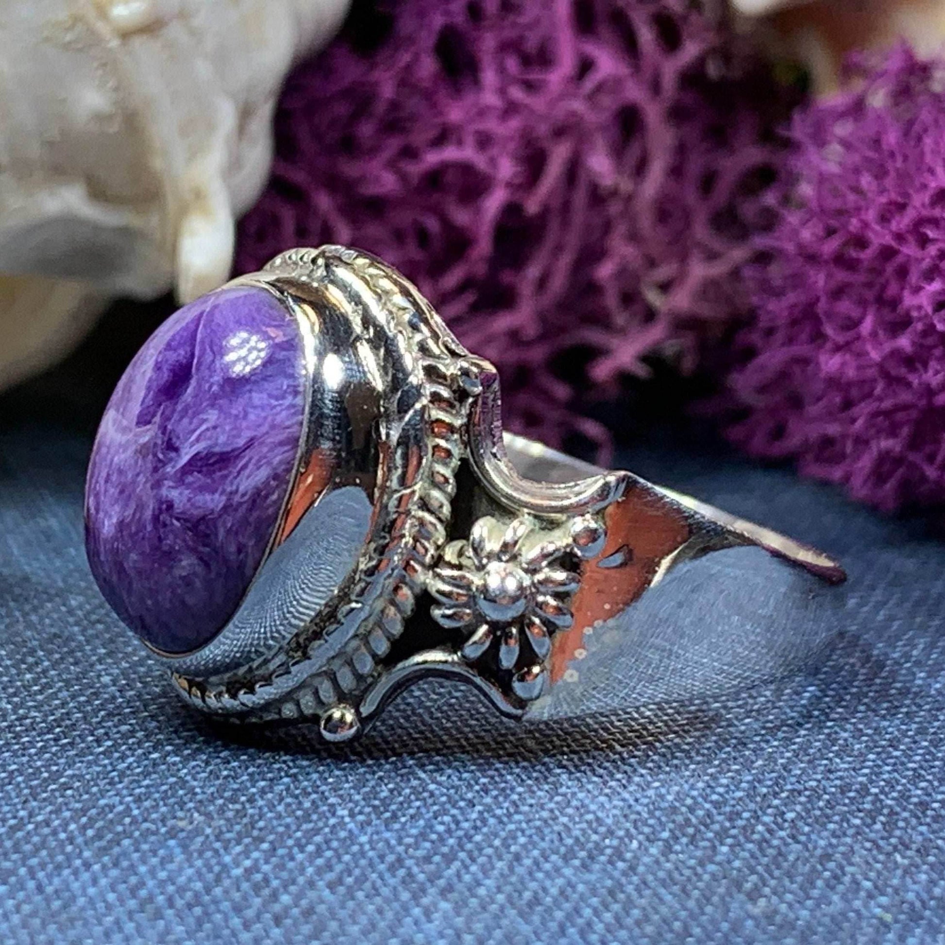 Purple Romance Ring - 8