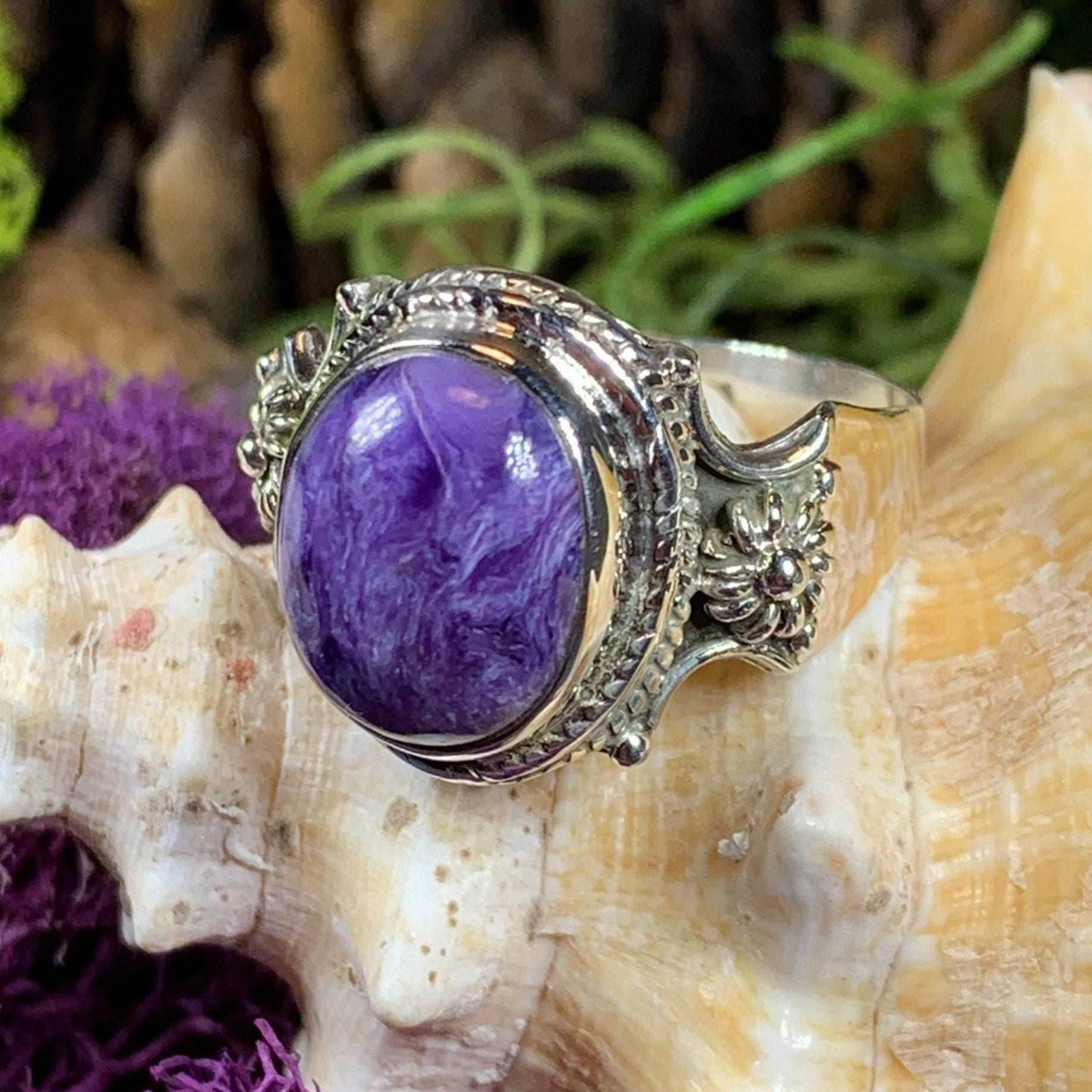 Purple Romance Ring - 8