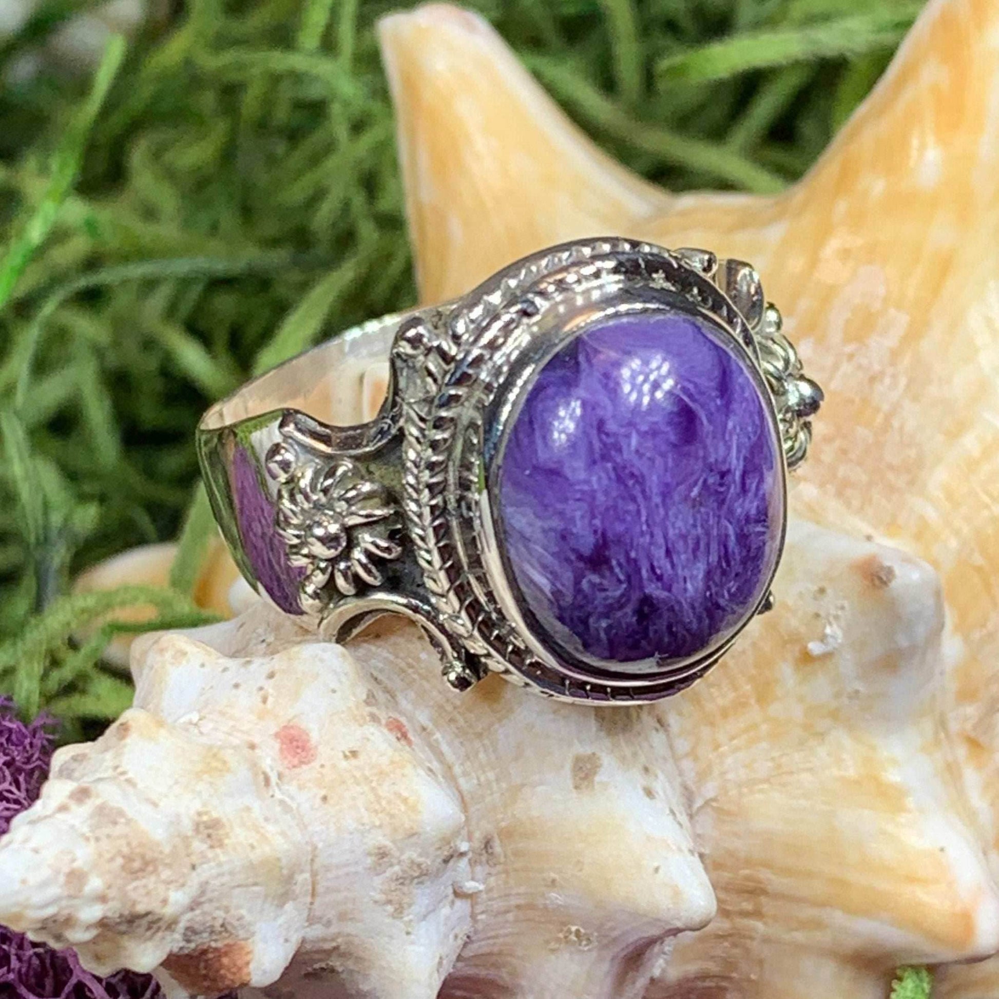 Purple Romance Ring - 8