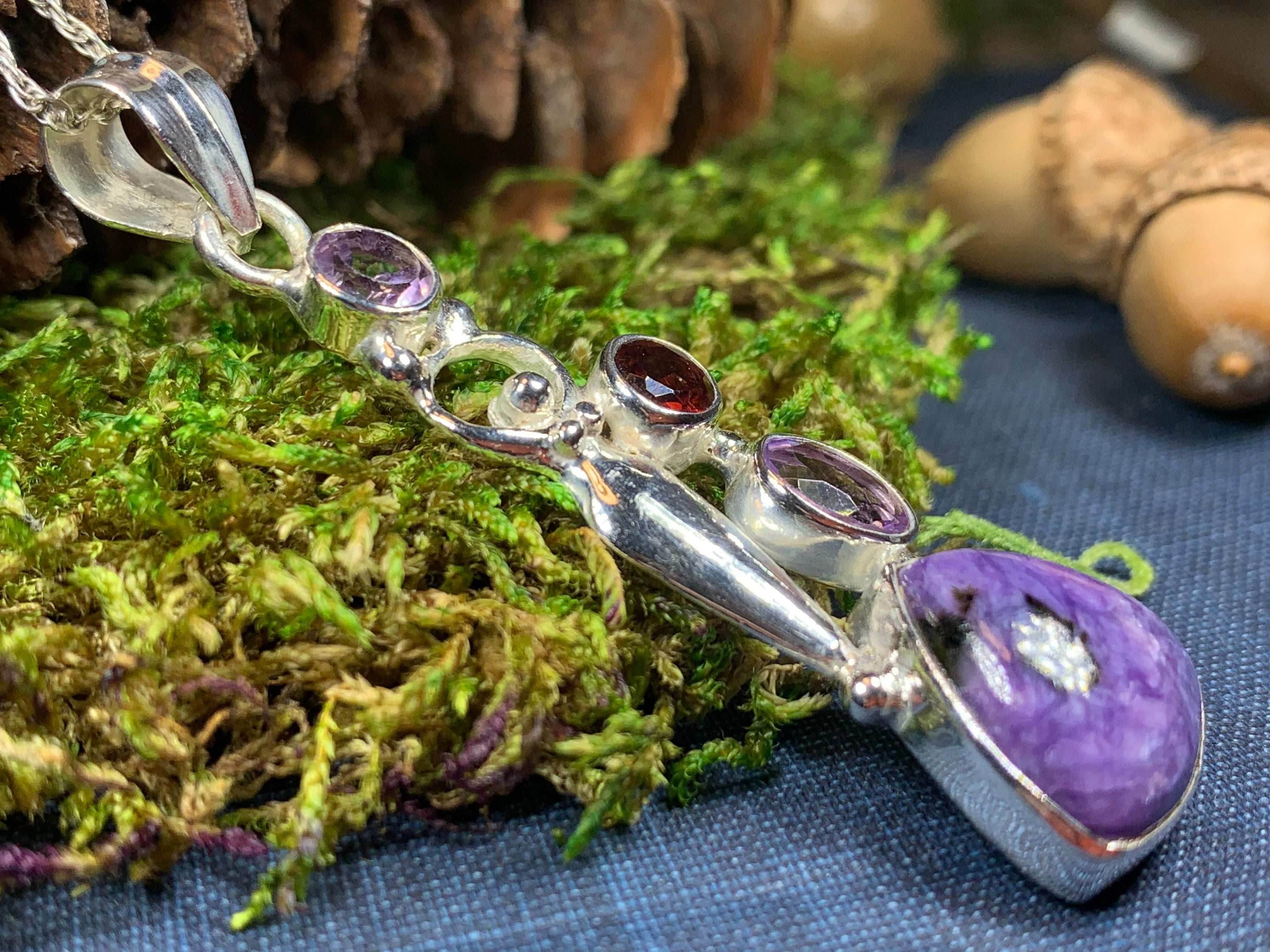 Purple Goddess Necklace - 18