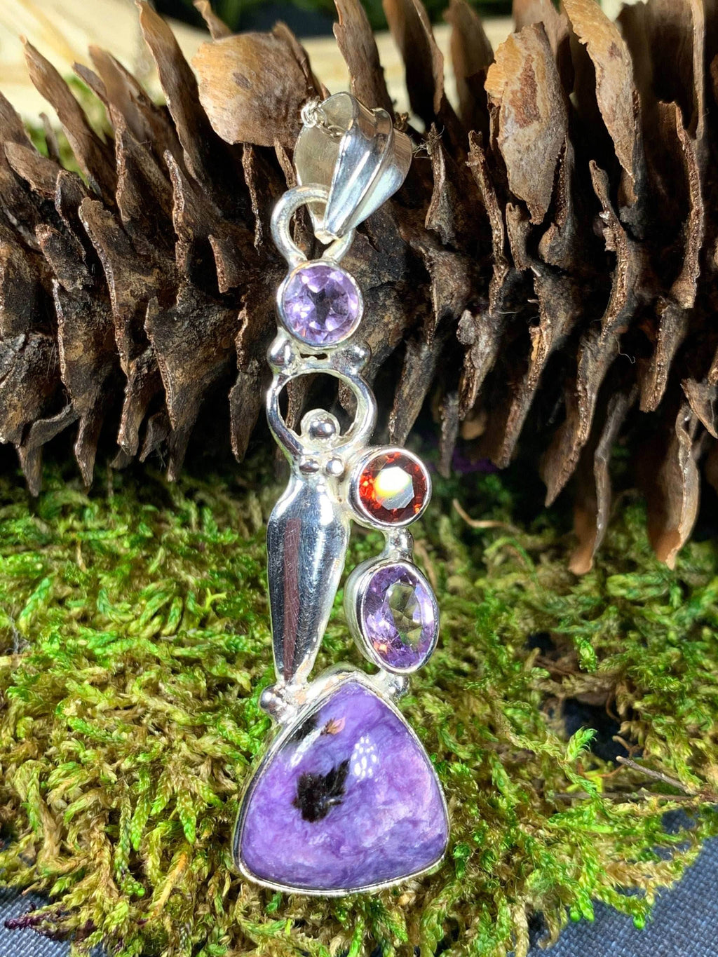 Purple Goddess Necklace - 18