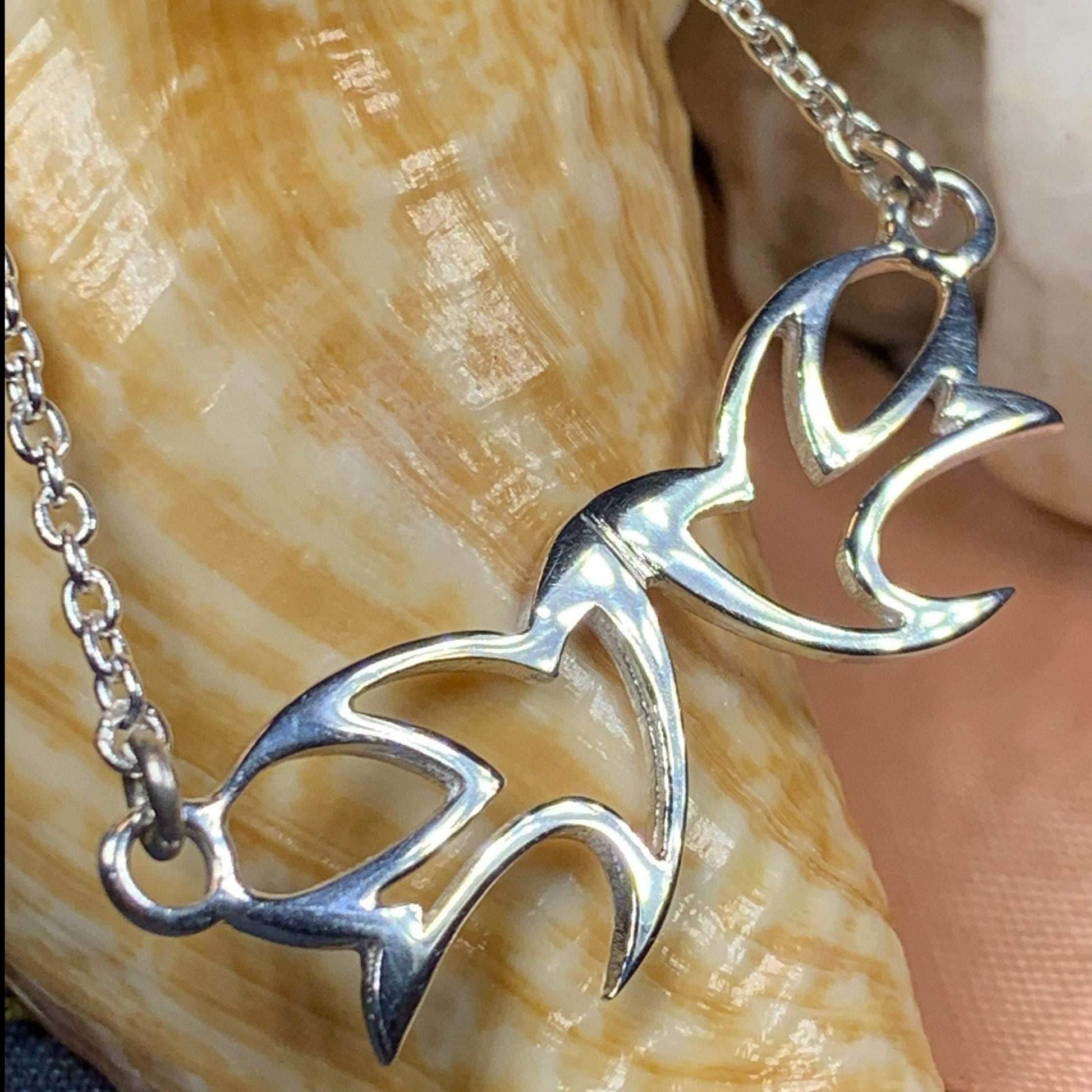 Iona Abbey Peace Doves Necklace - 