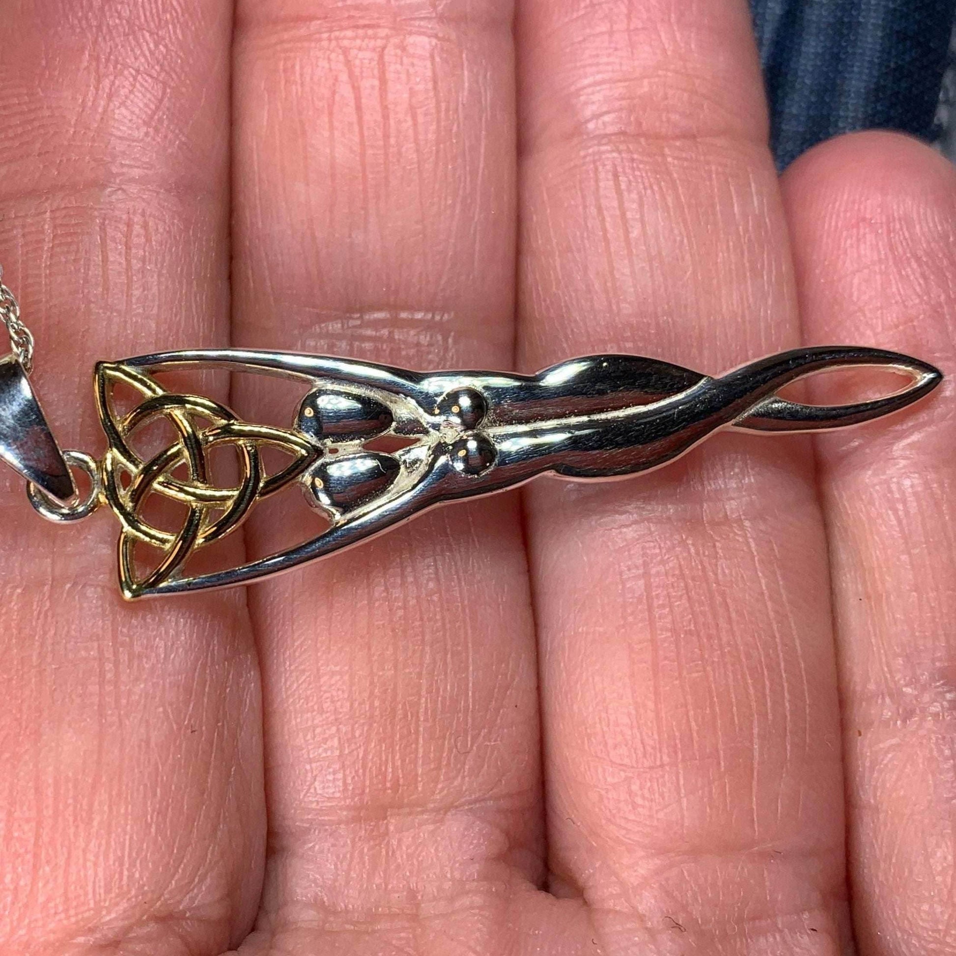 Double Danu Goddess Necklace - 18