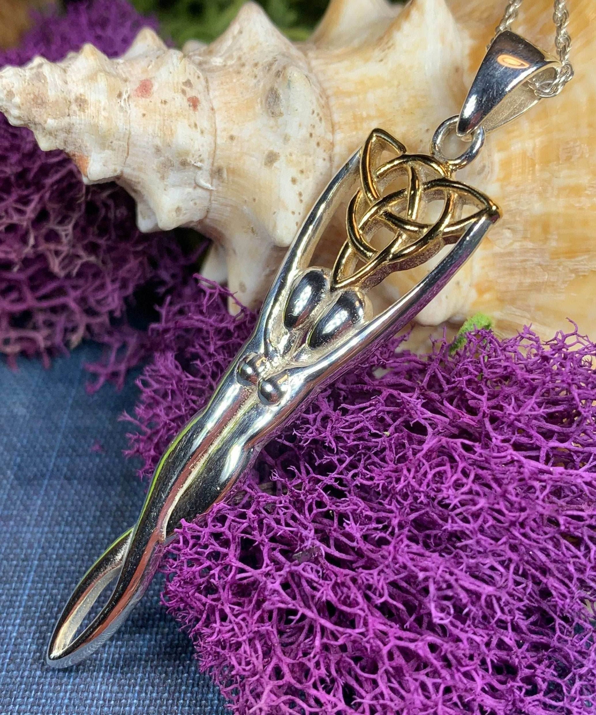 Double Danu Goddess Necklace - 18